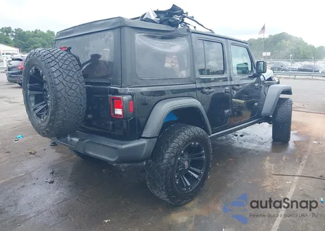 2020 Jeep Wrangler Unlimited Willys Sport 4X4 z USA, uszkodzony, nr VIN 1C4HJXDN2LW291052